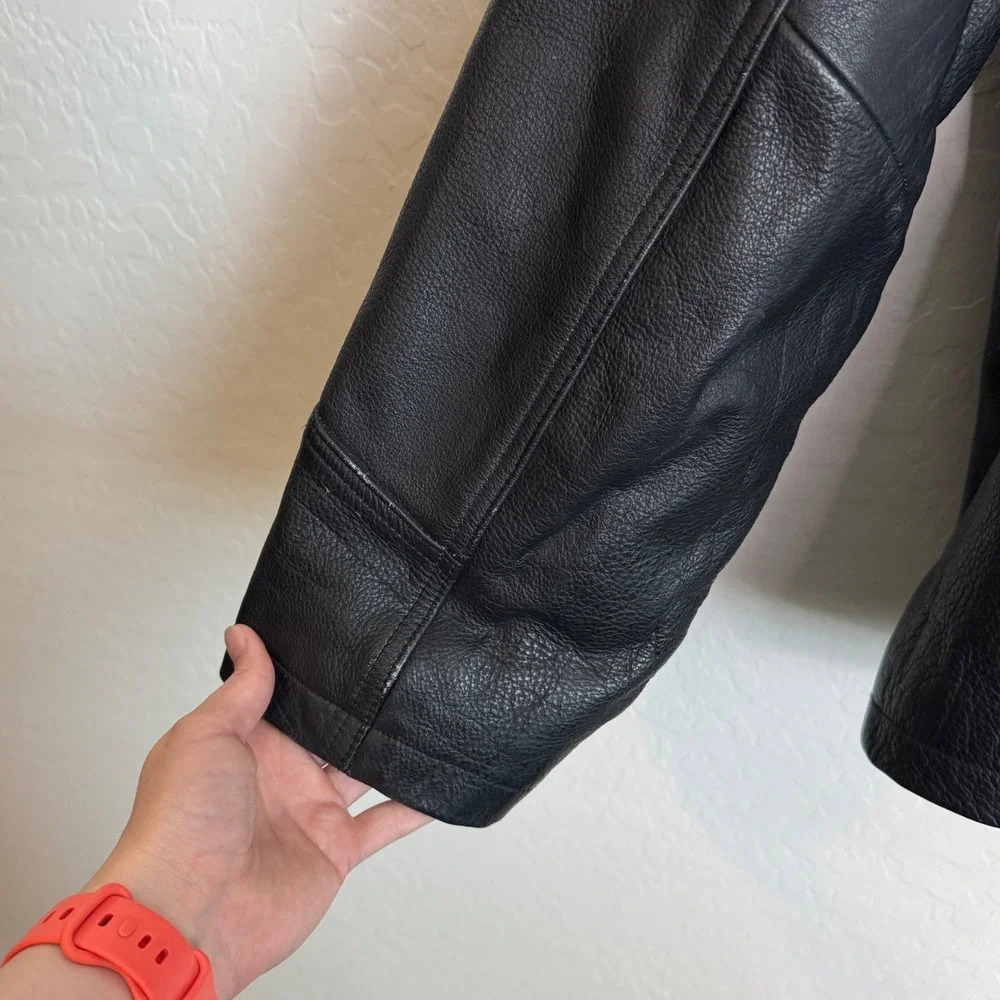 VTG Reno Rodeo 2008 Team Roping Contestant XL Wrangler's Men's LEATHER Jacket - Picture 7 of 15